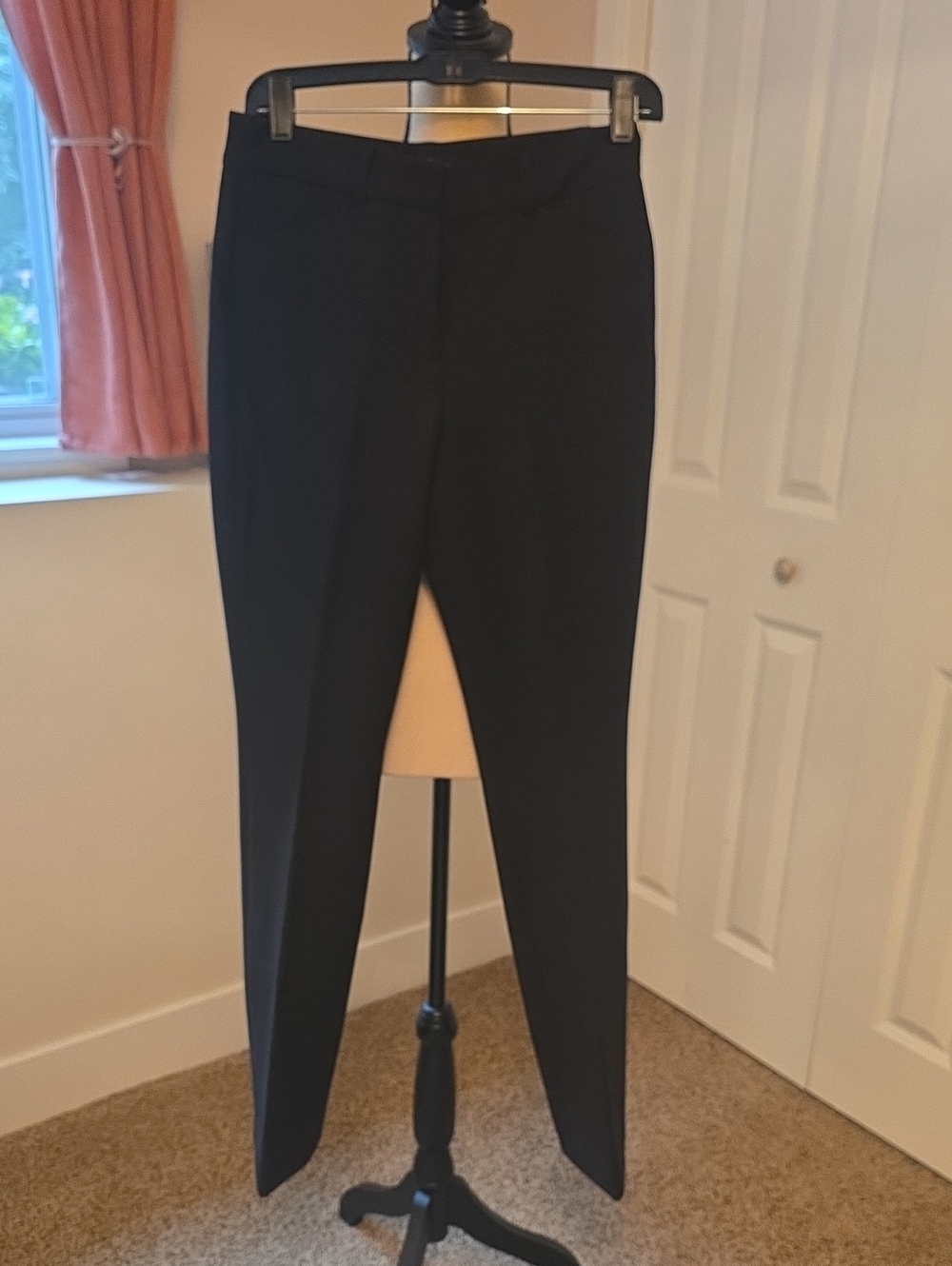 White House Black Market Women's Black Slim Boot Dress Pants